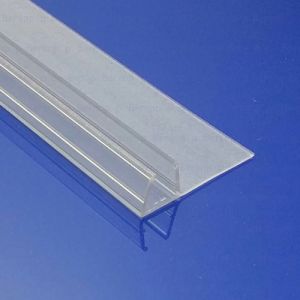 Exa-Lent Universal DS091008 - G08014100 helder doucheprofiel 1 flap horizontaal 100cm - 8mm