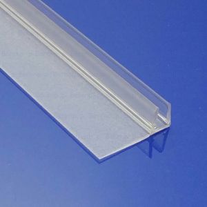Exa-Lent Universal DS101005 - G05013100 helder doucheprofiel 1 flap horizontaal 100cm - 5mm
