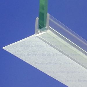 Exa-Lent Universal DS102006 - G06013200 helder doucheprofiel 1 flap horizontaal 200cm - 6mm