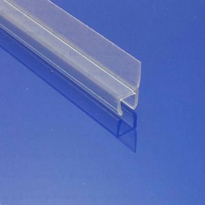 Exa-Lent Universal monsterstukje doucherubber type DS30 - 2cm lengte en geschikt voor glasdikte 6mm - 1 flap (van 11mm)