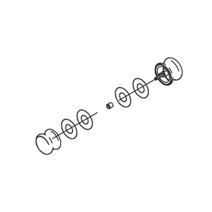 HSK Atelier Pur E77140-1 knopgreep rond, chroom *niet meer leverbaar*