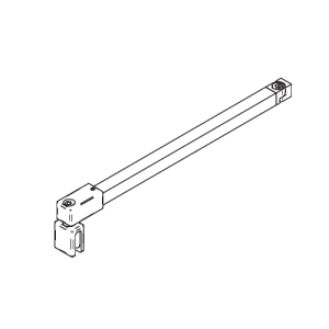 HSK Atelier Pur E77340 stabilisatiesteun 120 cm chroom *niet meer leverbaar*
