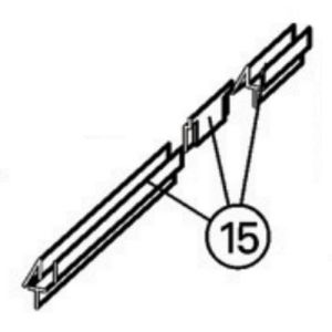 Huppe 1002, 054252 afvoerprofiel rechts