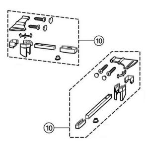 Huppe 1002, 054272 muurbevestiging *niet meer leverbaar*