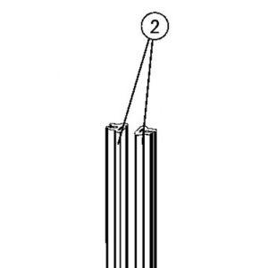 Huppe 2002, 051648 set magneetstrippen