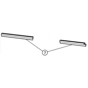 Huppe 501 Design pure, 059727 set afvoerprofielen