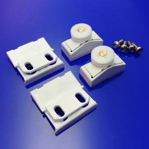 Huppe Arena 1000 040352 set van 2 wieltjes wit