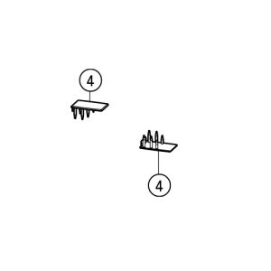 Huppe Design pure, 025162 set afdekkapjes