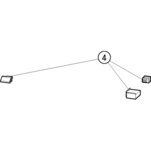 Huppe Vista pure 069164 set geleiders *niet meer leverbaar*