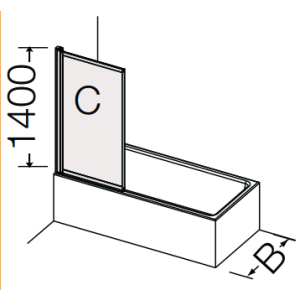 Provex Point - Classic 1205SA00F afwateringsstrip 16mm hoog, transparant