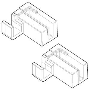 Novellini R06BUMO1-A geleiders wit 030
