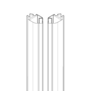 Novellini R10BJA2P1-TR set inschuif magneetstrippen transparant