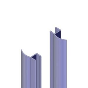 Novellini R50ABE3P1-TR verticale afdichtingsstrips transparant