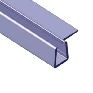 Novellini R51BE2M1-TR horizontale afdichtingsstrip transparant