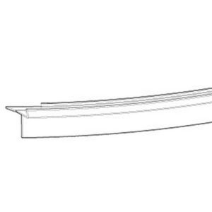 Novellini R55SPBOR01-TR horizontale afdichtingsstrip