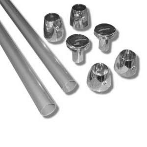 Novellini R80PAGO1-D beugels douchezitje wit/ chroom