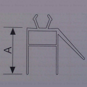 Provex Point - Classic 1207SA00F afwateringsstrip 16mm hoog, transparant