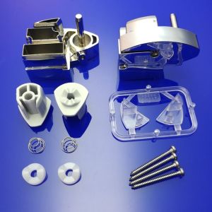 Provex Vario 1230SA28F+ scharnierset zilver/chroom