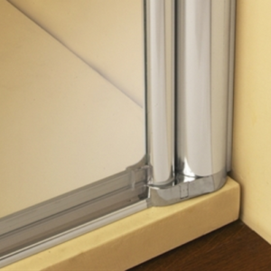 PDPlan Cristal C1006 set lekstrippen 71.6 cm inclusief 4 hoekjes voor kwartronde douche 100x100cm