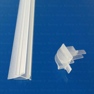 Koralle Edition S8L43350 ( L43350 ) ( 2537319 ) compleet strippenset voor badwand, 1-delige draaideur