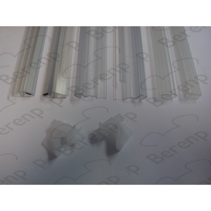 Koralle Facette S8L41864 ( L41864 ) ( 2537264 ) compleet strippenset voor hoekdouche 2-delig