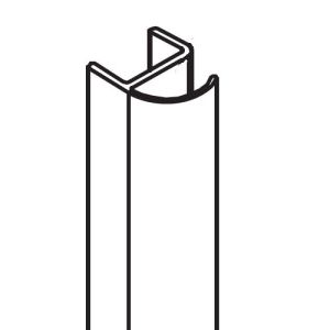 HSK Atelier E78065 dichting verticaal, 200cm, 8mm *niet meer leverbaar*