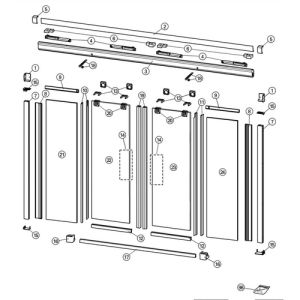 Huppe Design elegance, 068656 handgreepset