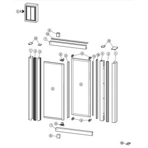 Huppe Alpha - Classics (2), 024013 set afdekkapjes