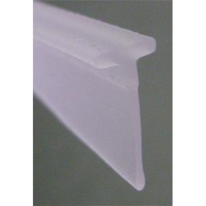 HSK E85067145 inschuifrubber voor doucheprofiel 100cm lengte - 14,5mm hoog *niet meer leverbaar*