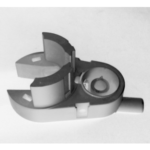 PDPlan Cristal scharniervoet (zonder tubobus) links, chroom *niet meer leverbaar*