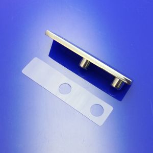 HSK Kienle E100311-U-41 achterplaat voor wandhouder beneden, chroom