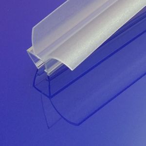 Exa-Lent Universal monsterstukje doucherubber type DS27 - 2cm lengte en geschikt voor glasdikte 8mm - 2 lange flapjes