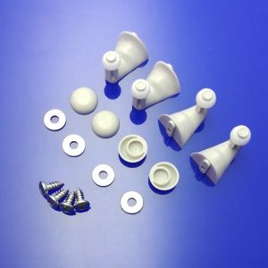 Kermi 2533894 reserve onderdelen geleiders zilver matglans