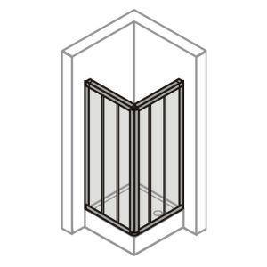 Huppe 1002, 054540 set inschuif magneetstrippen