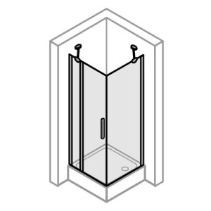 Huppe Design elegance, 068656 handgreepset