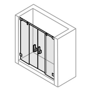 Huppe Vista pure, 066306 afvoerprofiel