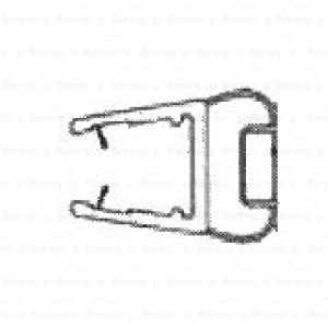 HSK Kienle E87056-3 magneetstrip 90 graden, set van 2 stuks, 200cm, 8mm *niet meer leverbaar*