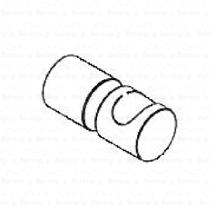 HSK Kienle E87140-3 knopgreep rond chroom *niet meer leverbaar*