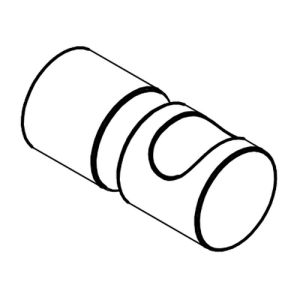 HSK E100140-3-41 knopgreep chroom