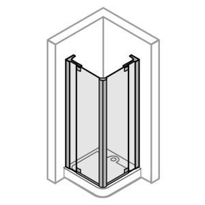 Huppe 1002, 054221 verticale afdichtingsstrip