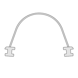 Kermi 6000043 scharnierafdichting verticaal 140cm