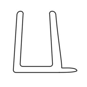 Provex S-Lite 1270SA00F afwateringsstrip, transparant, voor glasdikte 6mm