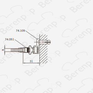 San4U Sealday SD051 magneetstrippenset zijdelings+recht, 200cm, 6-8mm