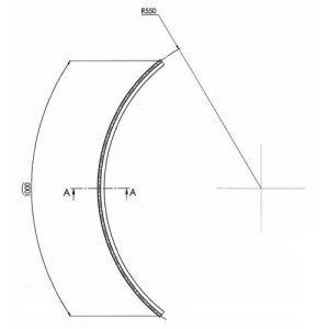 Exa-Lent Universal monsterstukje doucherubber type DS13 - 2cm lengte en geschikt voor glasdikte 5mm - 1 flapje 1 rondje