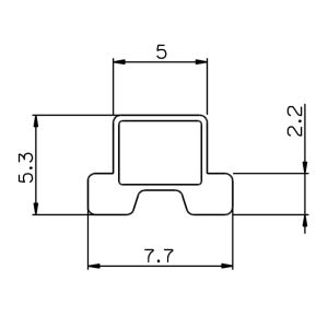Provex GM003708FT1954 inschuif magneetstrip