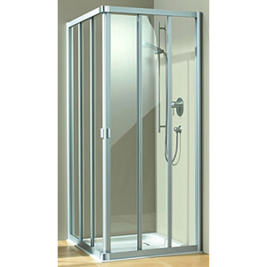 Koralle Edition S8L43216 ( L43216 ) ( 2537323 ) compleet strippenset voor hoekdouche met schuifdeuren en schuifdeur 3-delig