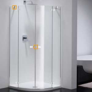 Provex 1236SA00F afwateringsstrip 92cm, 15mm hoog, transparant, voor glasdikte 6mm