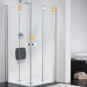 Provex 1235SA00F afwateringsstrip 92cm, 11mm hoog, transparant, voor glasdikte 6mm