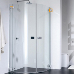 Provex E-Lite 1242SA05F afdekkappen scharnieren chroom
