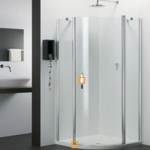 Provex 1203SA00F afwateringsstrip 90cm, 4mm hoog, transparant, voor glasdikte 6mm